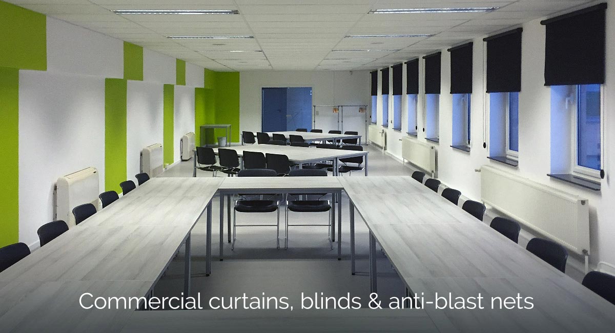 Commercial blinds, shutters, awnings, sails and curtains in Sussex, Surrey and London